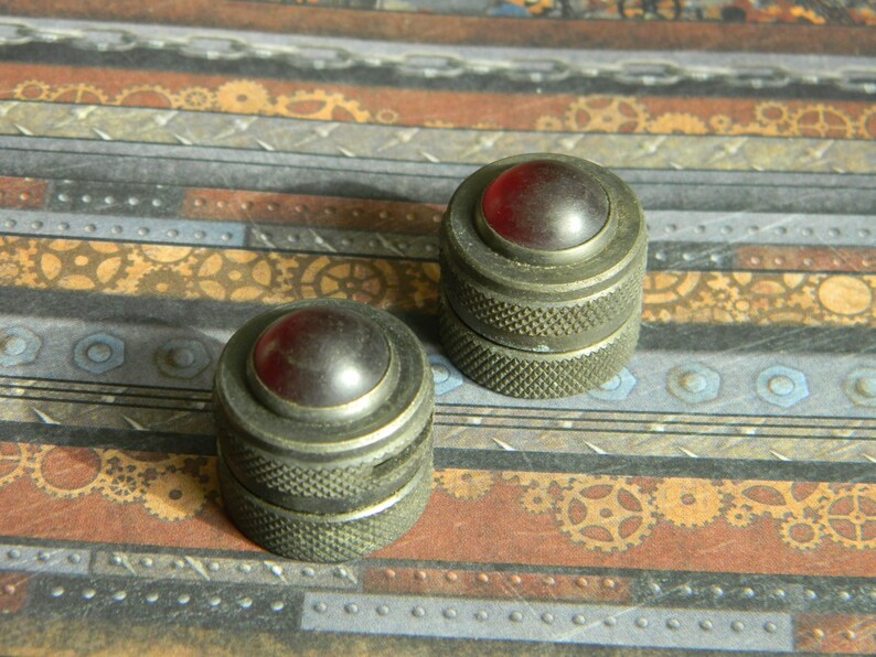 Radiation Symbol Great Crafting Part! Pilot Indicator Lamp Cover Jewel Cool Dimmable Red 3 Dot Glass Domed Lamp Cover Lens
