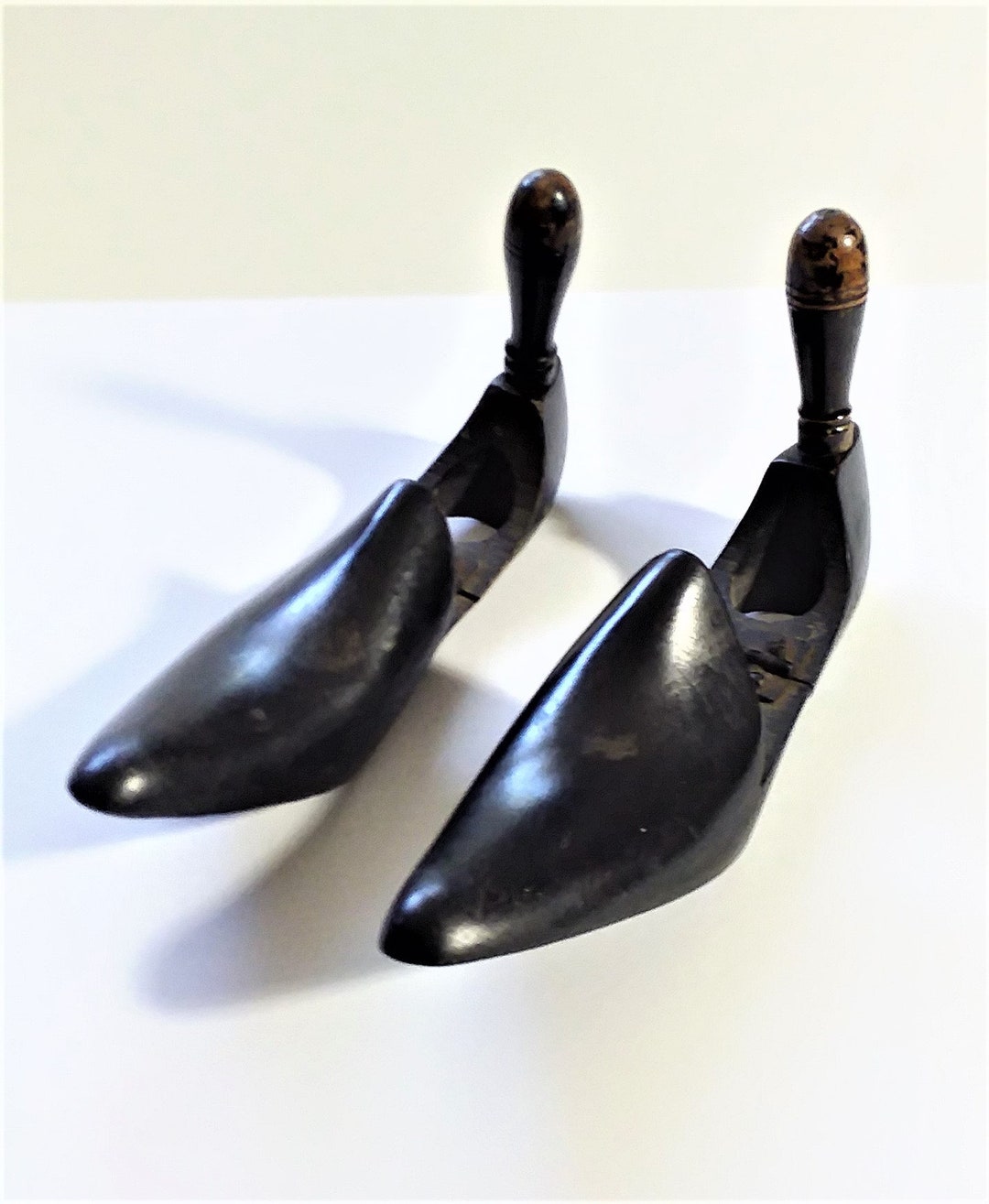 Authentic Antique Victorian Wooden Shoe Trees / Boot Trees. Pair in ...