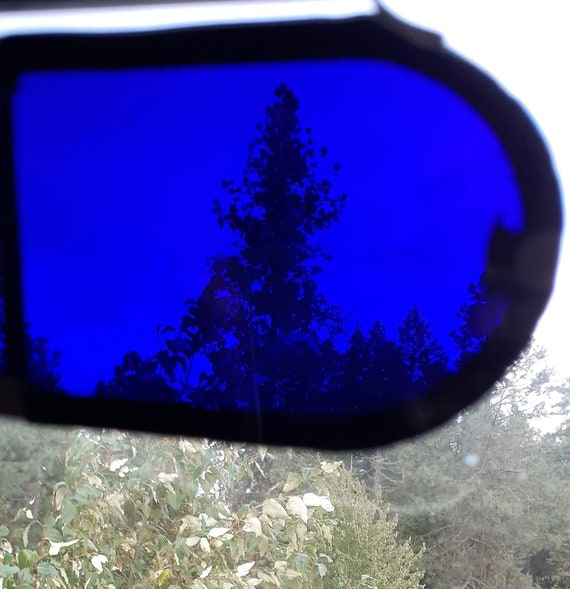 Deep Cobalt Blue Glass Lens Clip-On Welding Eye C… - image 6