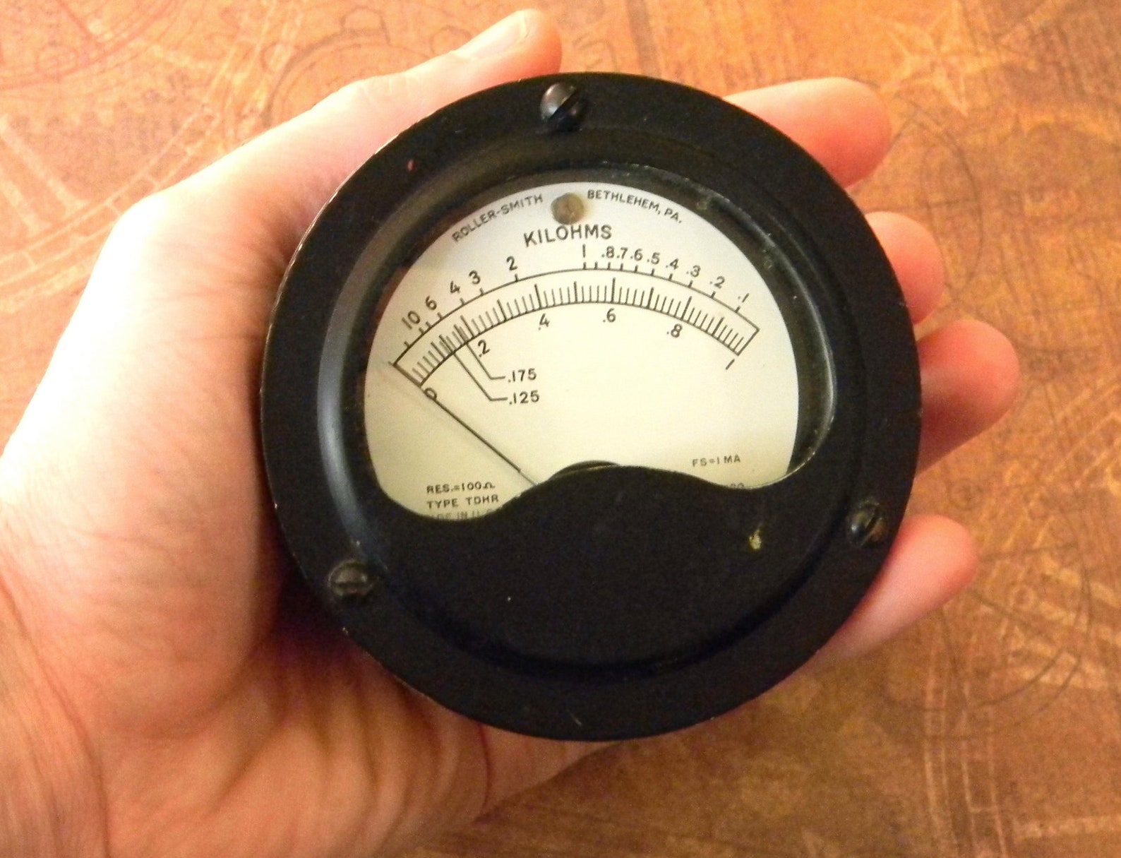 Cool Functional Vintage Ohmmeter. Kilohm Gauge Mfg. by Etsy