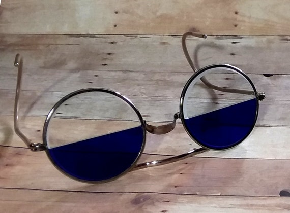 Vintage Glasses Frames, Welding, Protective, mid Century, Welding, Vintage safety welding glasses - Gem main image 2