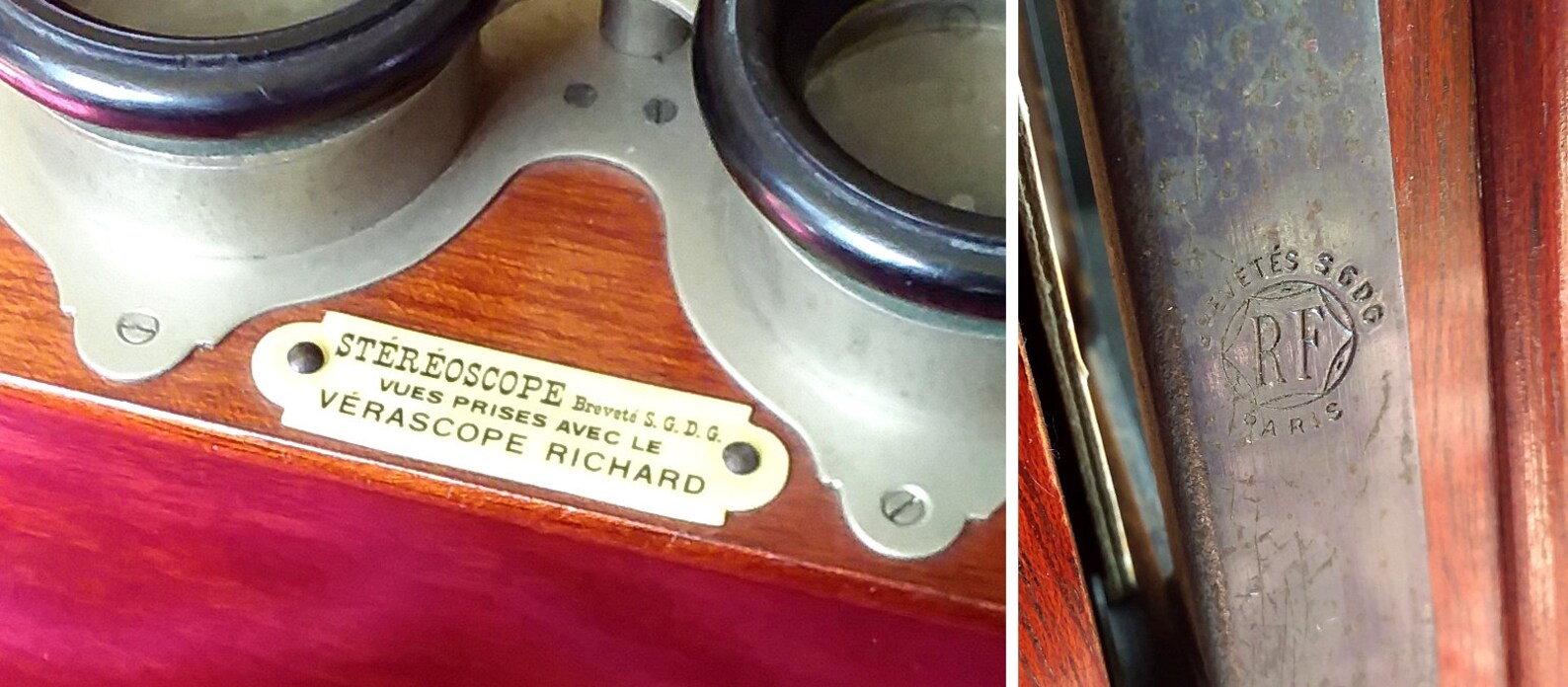 Stéréoscope Ancien Verascope Richard – Modèle Rare En Bois (occasion)