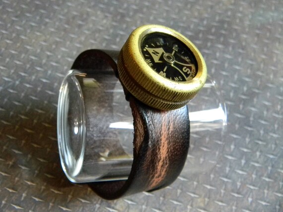 Unique Custom Steampunk Style Distressed Leather … - image 2