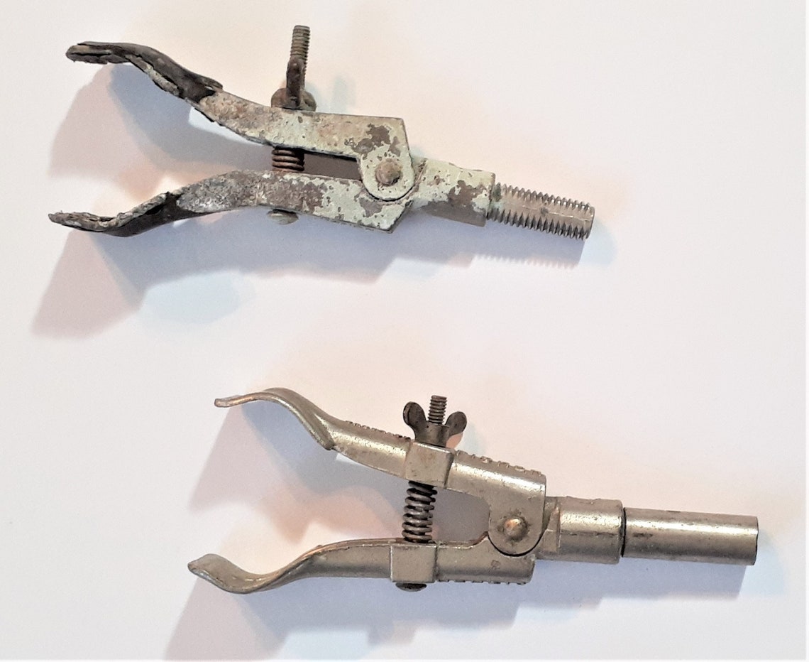 Vintage Laboratory Hardware Test Tube Holder Clamps. Great Etsy