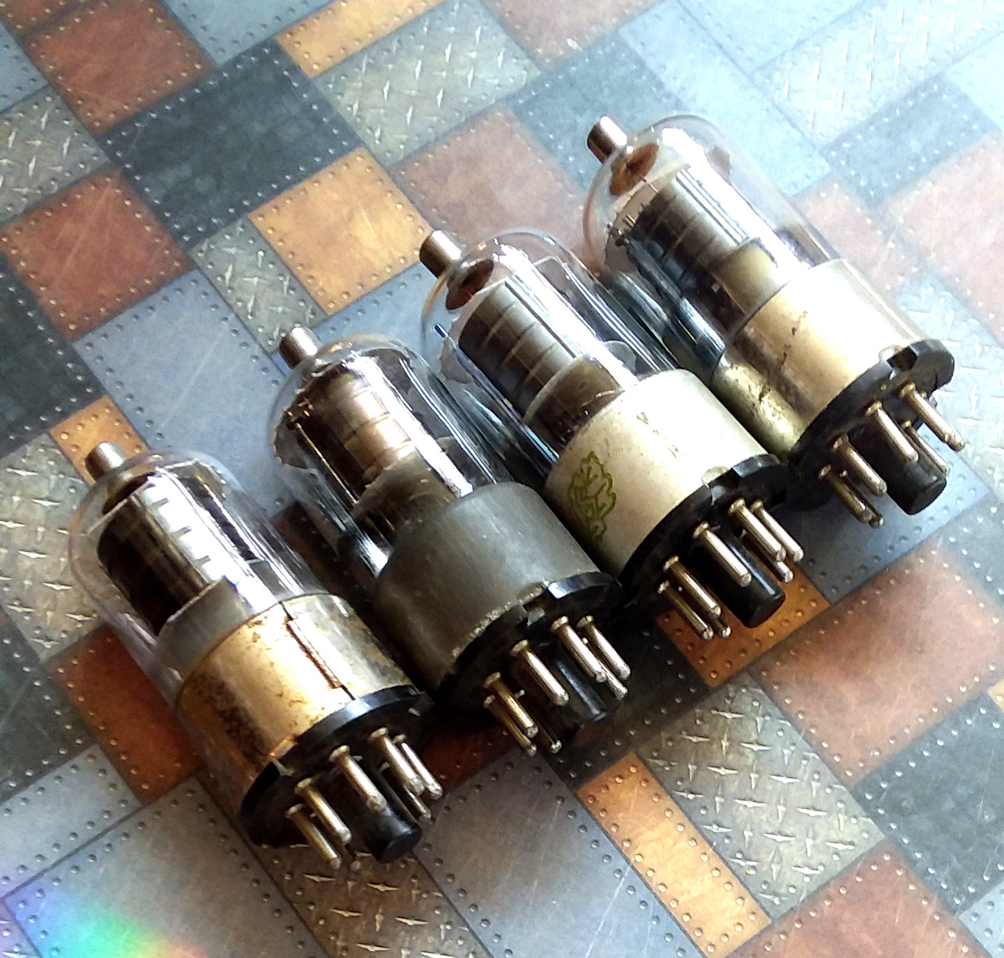 Nice Lot of 4 Vintage Vacuum Tubes In Very Good Condition for Etsy