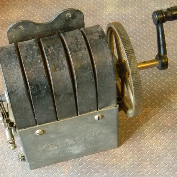 Massive Vintage Working Magneto Generator - Hand Crank Generator - Electrical Power For Your Steampunk Contraption