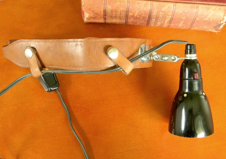 Functional Vintage Head Lamp. Head Mounted Work Light. Good Etsy