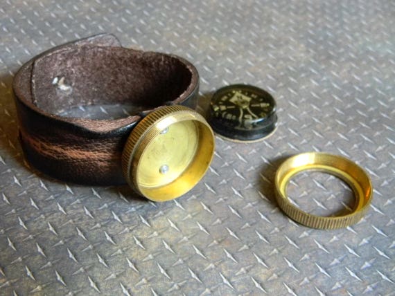 Unique Custom Steampunk Style Distressed Leather … - image 7