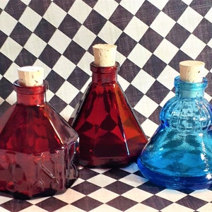 Fun Collection of Reproduction Antique Inkwells. Collectible Vintage Glass From Wheaton Ind. Excellent Condition. Sold Singly or in a Set.