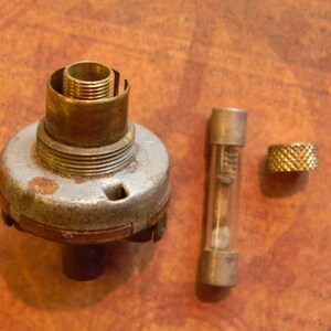 Fully Functional Vintage Fuse Socket Steampunk Crafting Part - Etsy