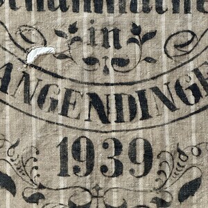 Antique German Grain Sack (grainsack)