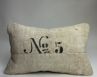 N0 5-Germman Grainsack Pillow Cover