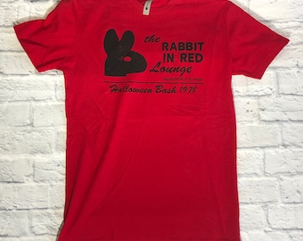 Halloween- The Rabbit In Red Lounge Tees