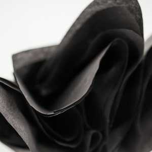 Black Tissue Paper Sheets 24 Sheets Premium Quality and Eco Conscious image 1