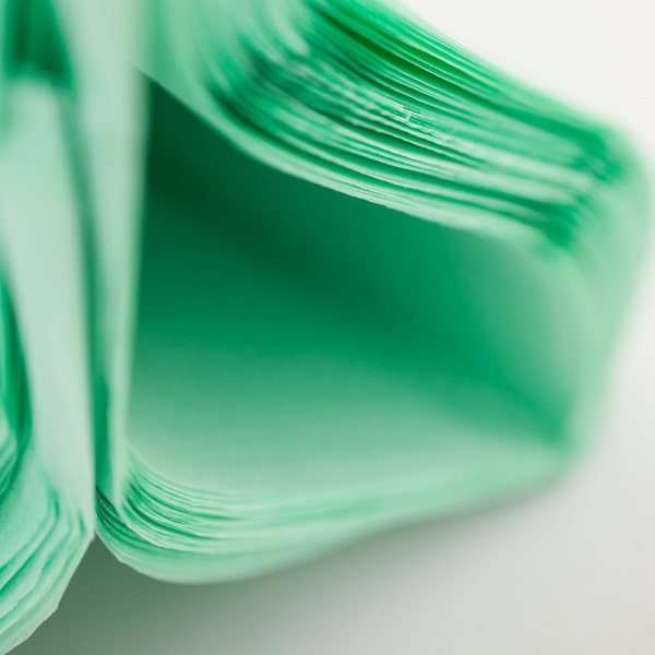 Mint Green Tissue Paper 24 Sheets | Bulk Tissue Paper Pale Green | Cool Mint Tissue Paper | Pastel Green | Seafoam Green Tissue Paper