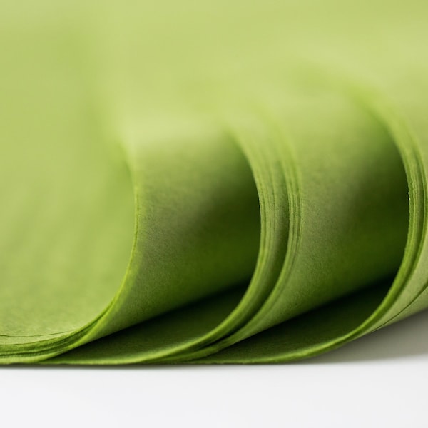 Aloe Tissue Paper Bulk 24 Sheets | Sage Green Tissue Paper | Pale Green Tissue Paper | Dusty Green Tissue Paper | Succulent Green Celadon