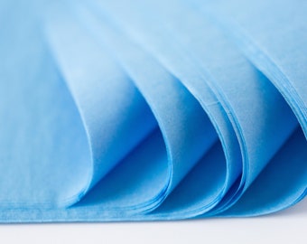 Cornflower Blue Tissue Paper Bulk 24 Sheets | Dusty Blue Tissue Paper | Country Blue Tissue Paper | Dusky Blue Tissue Paper | Ice Blue