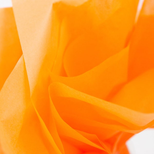 Apricot Tissue Paper | Premium Tissue Paper 24 Sheets Orange | Tangerine Orange Tissue Paper | Light Orange Tissue Paper Bulk | DIY Wedding
