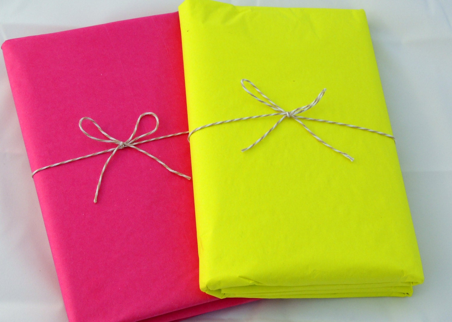 Neon Tissue Paper Hot Pink & Neon Yellow Tissue Paper in Etsy