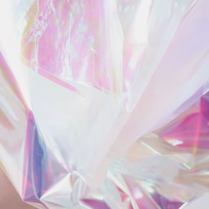 Iridescent Cello Sheets Pearlescent Cello Sheets Opal Mylar Holographic Sheets Pearlized Cellophane image 1