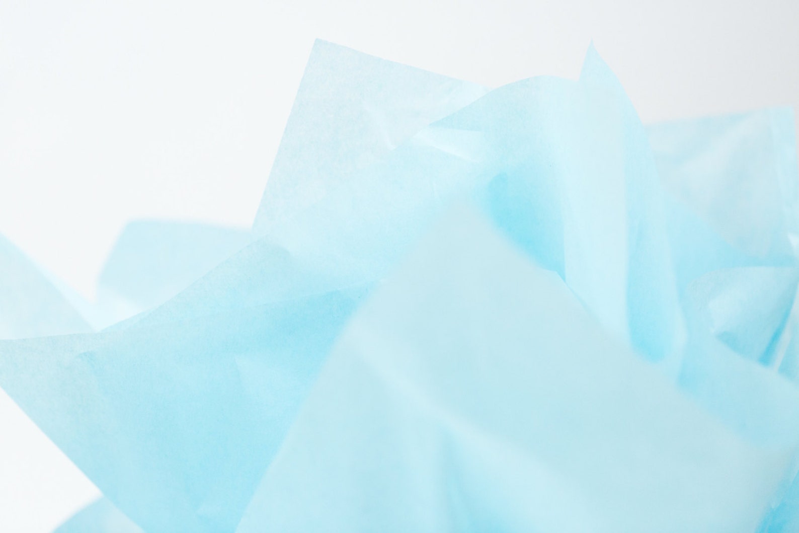 Light Blue Tissue Paper 24 Sheets Sky Blue Tissue Paper Etsy