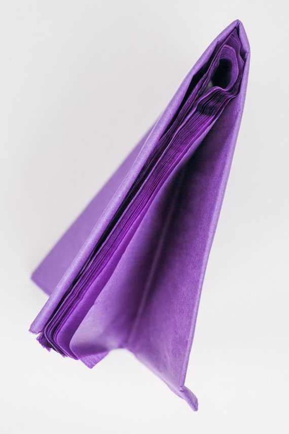 Purple Tissue Paper 24 Sheets Bulk Orchid Tissue Paper Royal Purple Tissue  Paper Dark Purple Tissue Paper 