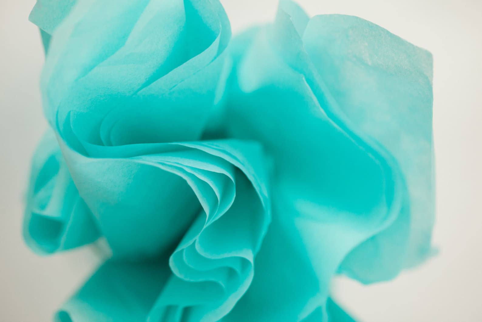 Aqua Blue Tissue Paper Bulk 24 Sheets Aquamarine Tissue Etsy