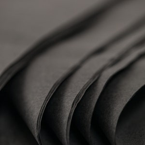 Black Tissue Paper Sheets 24 Sheets Premium Quality and Eco Conscious image 2