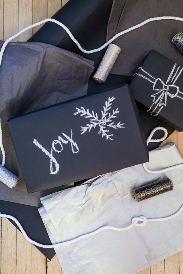 Matte Black Gift Wrap 