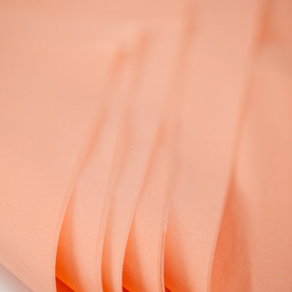 Peach Tissue Paper 24 Sheets | Bulk Coral Tissue Paper | Blush Tissue Paper | Nude Tissue Paper |Apricot Tissue Paper | Tangerine Tissue