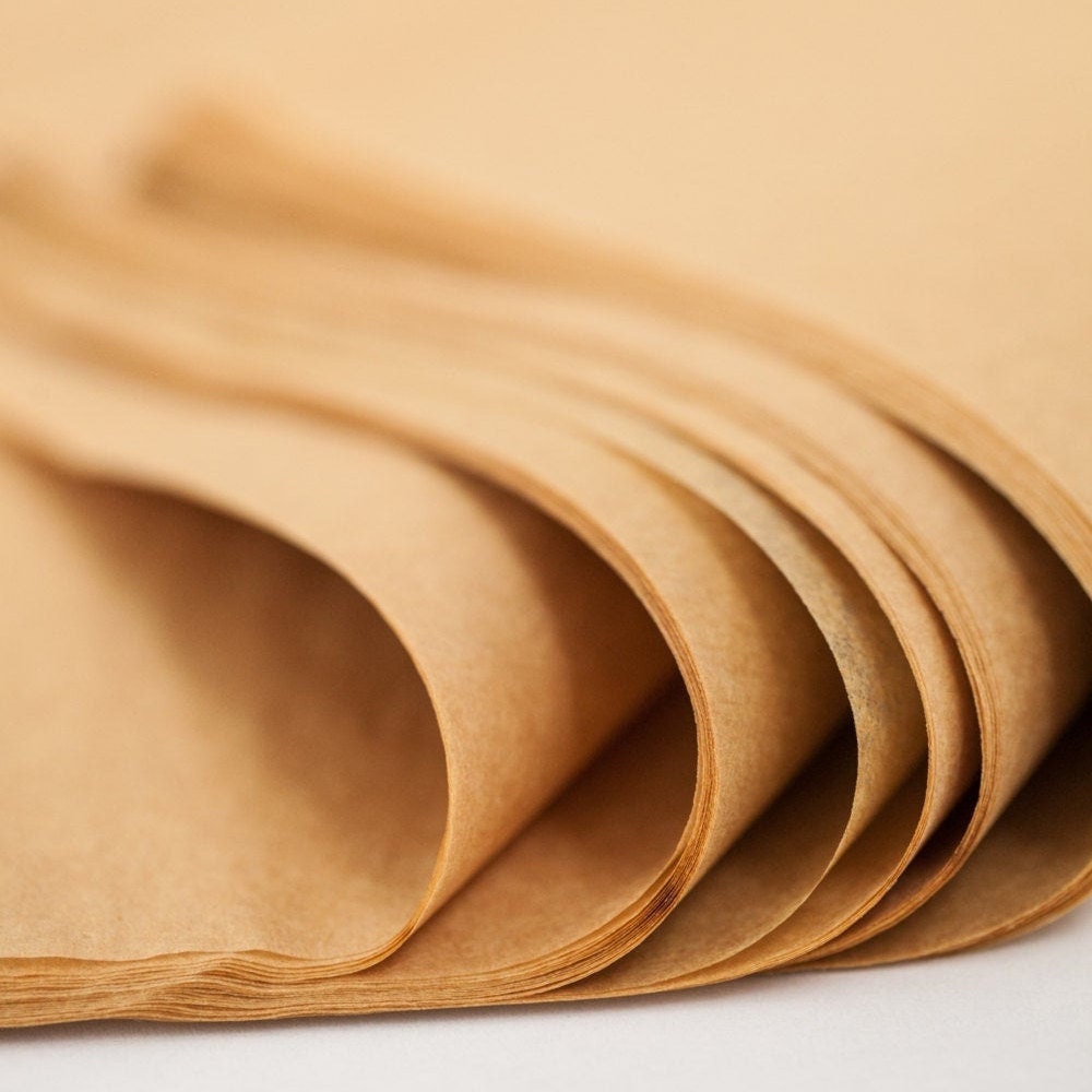 Kraft Brown Tissue Paper 24 Sheets Recycled Kraft Tissue Etsy