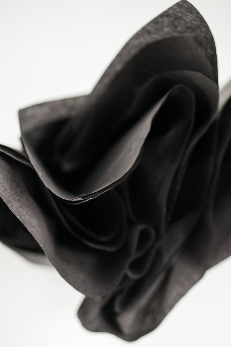 Black Tissue Paper Sheets 24 Sheets Premium Quality and Eco Conscious image 1