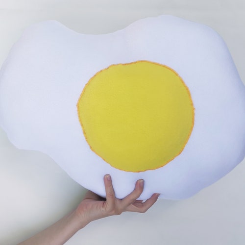 Medium Handmade Funky Fried Egg Cushion/pillow.home Decor Etsy