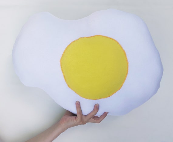 Kawaii Fried Egg Pillow Plush Rugs & Mats
