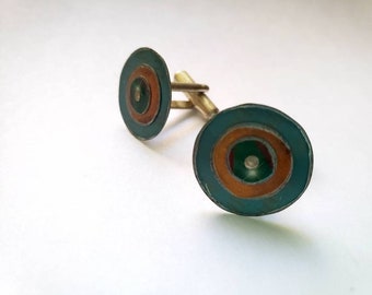 Recycled metal cuff links