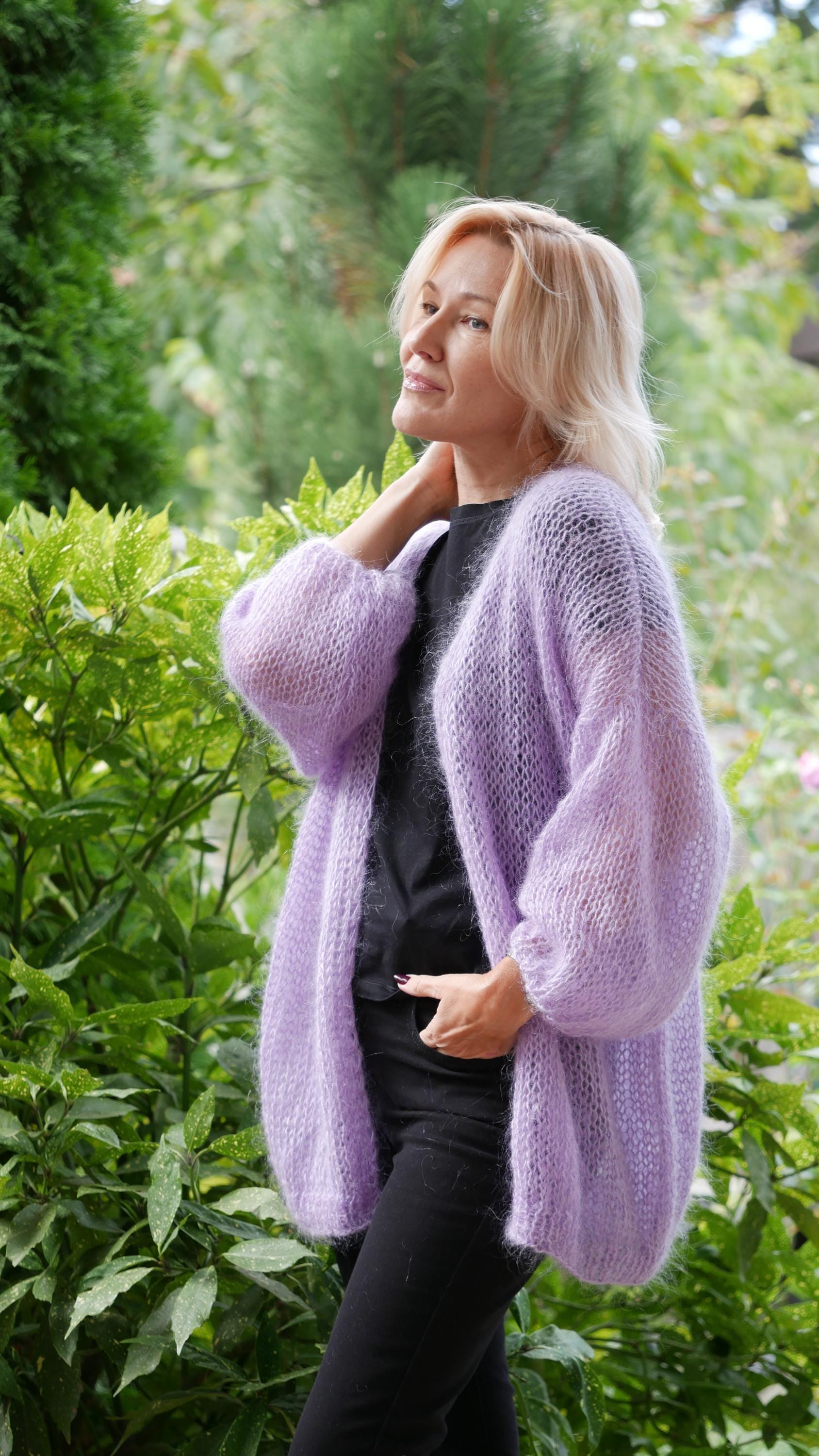 トップス  Cobian mohair cardigan purple RW-CA0033-K052-P25720_1.jpg?