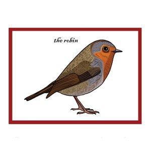Cartão interativo de saudações Robin Songbird - Cartão de pássaro de jardim - Campo britânico e vida selvagem - Animação de código QR - Novo
