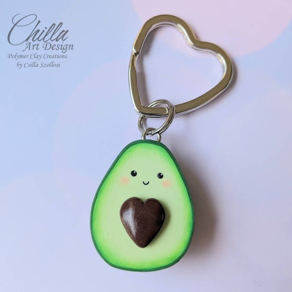 I Heart Avocados Keychain I Heart Avocados Keychain