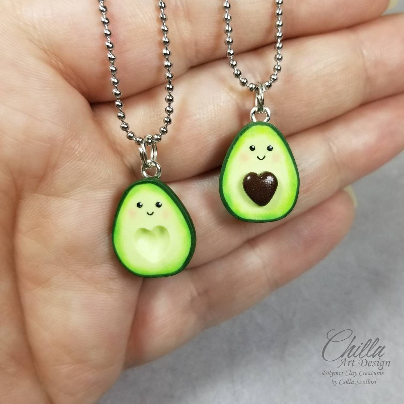 Amazon.com: Ralukiia Heart Avocado Friendship Necklace Set of 2, Funny BFF,  Matching Necklaces for Two Avocado Lovers, Vegetarian Vegan Gift :  Clothing, Shoes & Jewelry