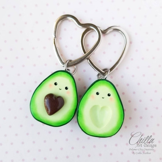 I Heart Avocados Keychain I Heart Avocados Keychain