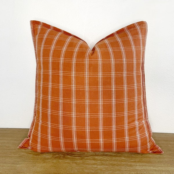Burnt Orange Pillow Etsy