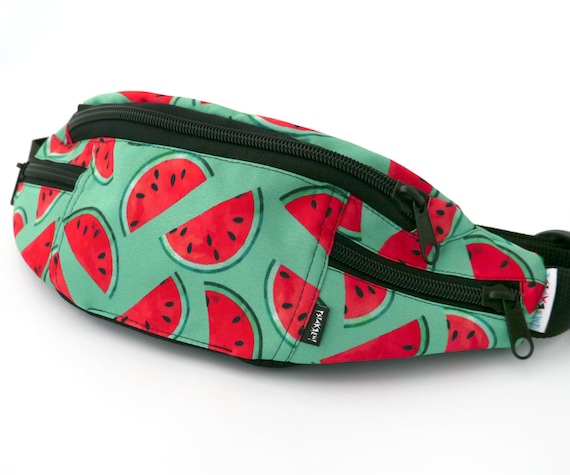 Hip Bag Fanny Pack Watermelon Colored Bum Bag Dog Walking Bag