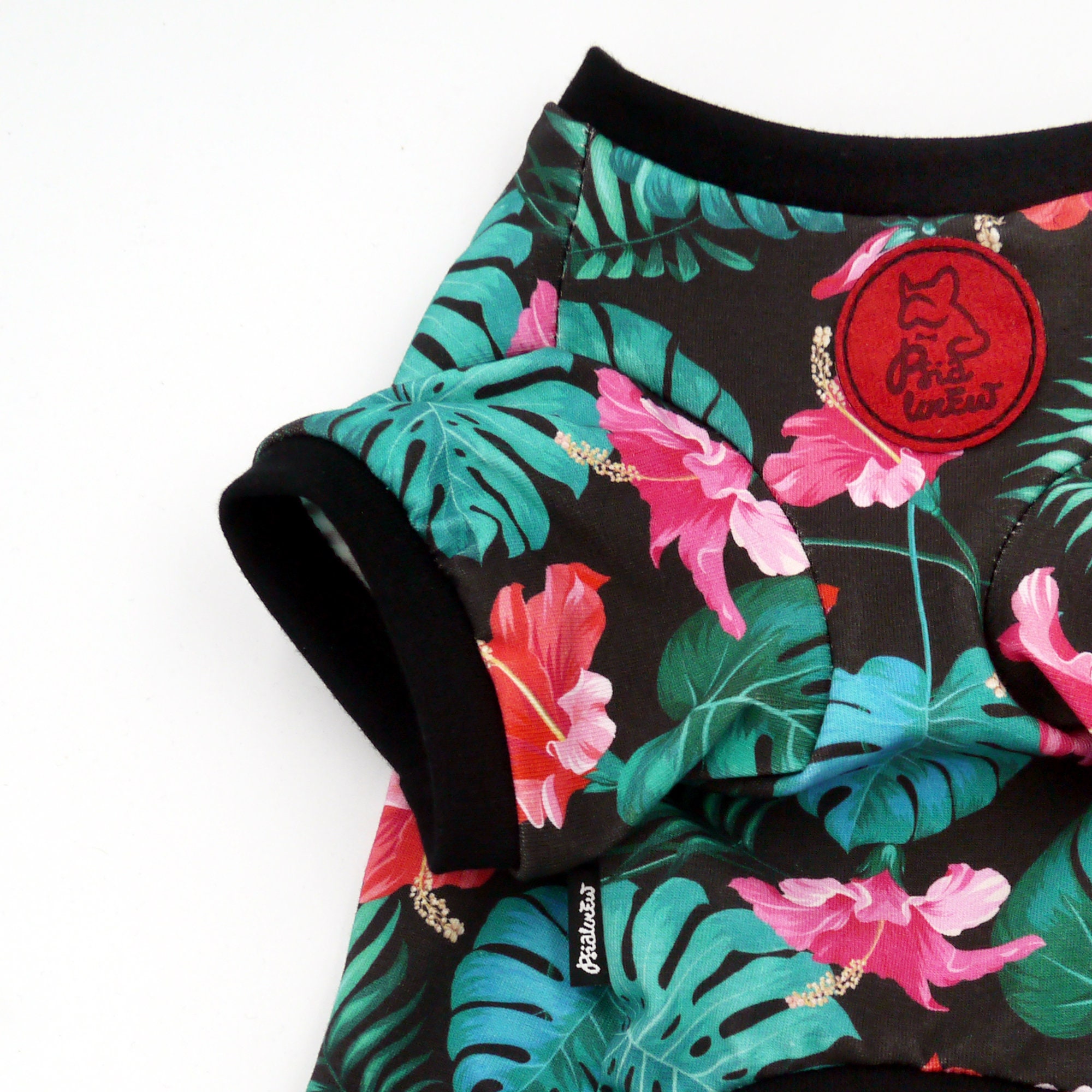 Hund Tshirt tropischen Monstera Psiakrew Design Monstera Etsy