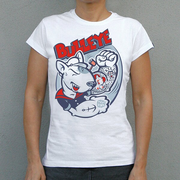 Bull Terrier Pattern Print Dress