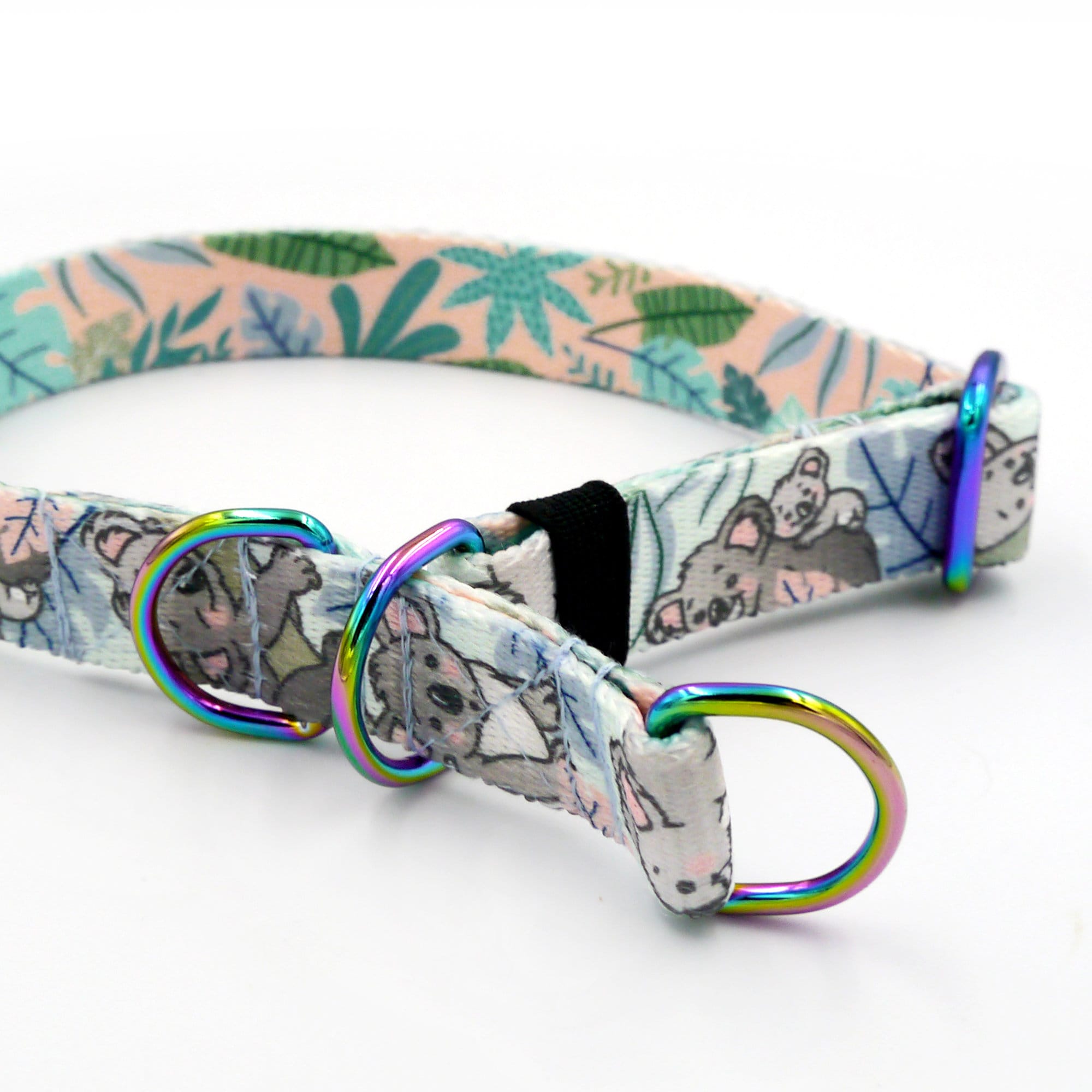 Halber choke Kragen Koala 2 cm breit für kleine Hunde Holo Etsy