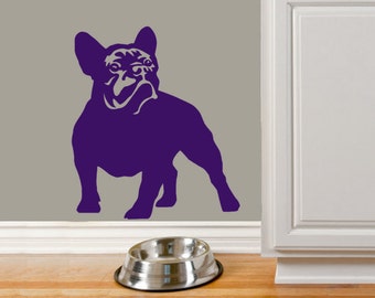Bulldogge Aufkleber: Selbstklebender Vinyl-Hundeaufkleber