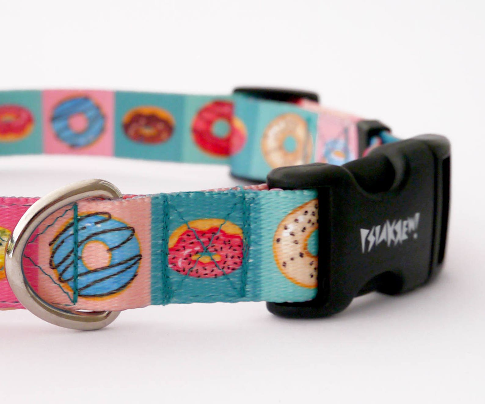 Dog Collar Delicious Donut 2 cm 0.78 wide Pet Etsy
