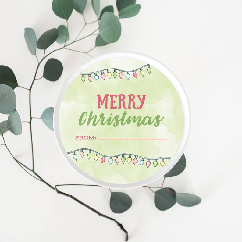 Christmas Mason Jar Labels Canning Jar Labels Tags