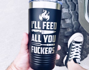 Vaso térmico divertido para papá: Maestro de la barbacoa, taza de viaje aislante