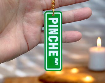 Custom Street Sign Keychain, Custom Keychains, Street Name Keychains Quotes, Gifts for Her, Gifts for Him, New Driver Gift, Christmas Gifts